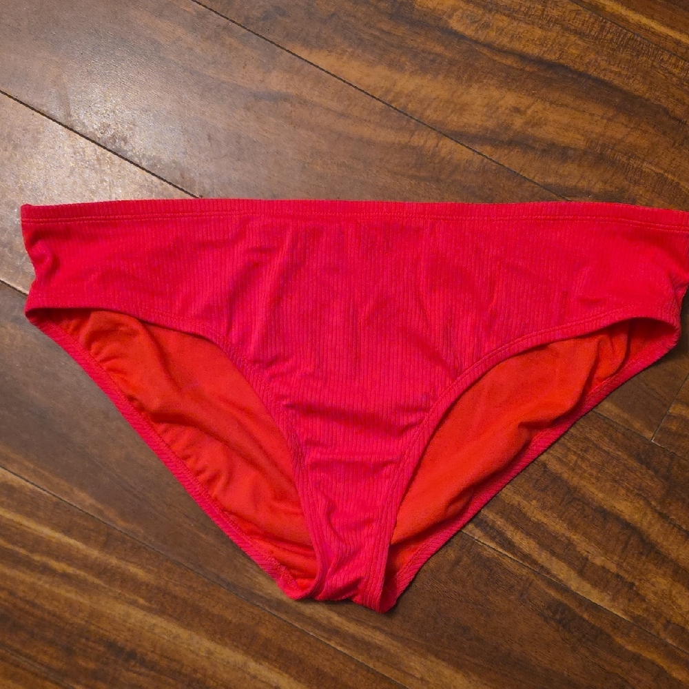 Vibrant Red Bikini Bottoms